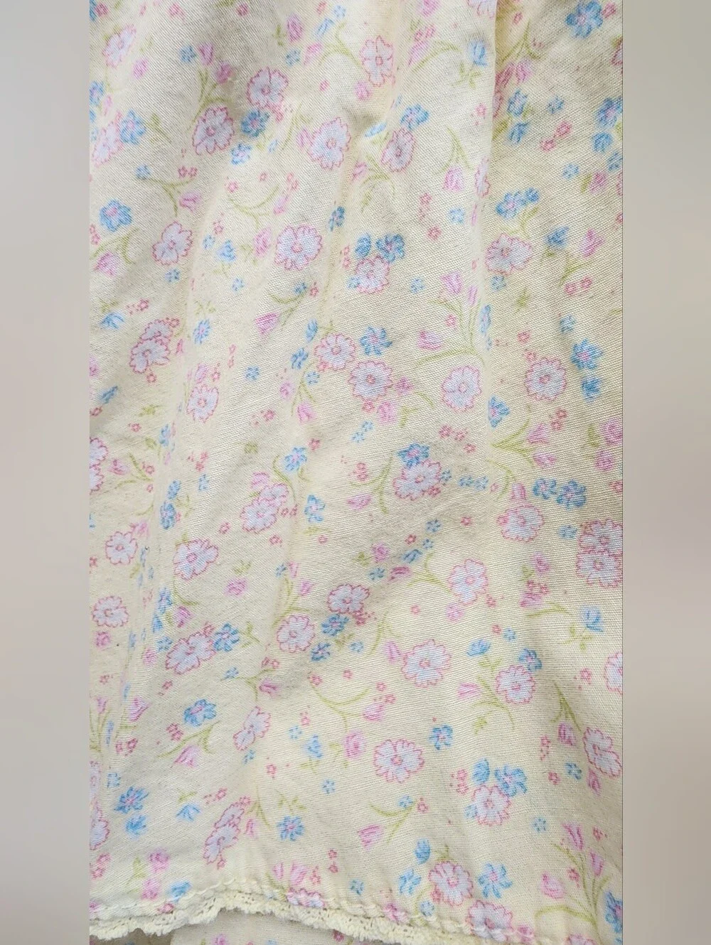 Savannah Baby 12M Yellow Floral Cotton Dress Ruffle Tiered